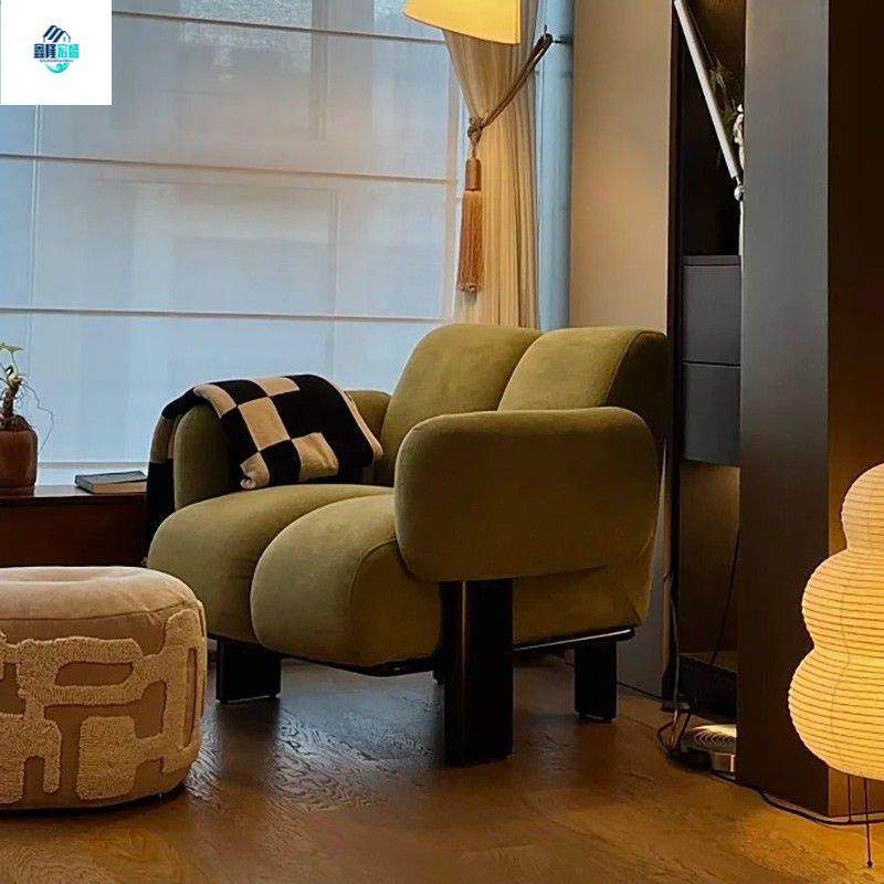 单人考拉沙发椅沙发法式古风客厅阳台休闲椅复古懒人设计师单椅