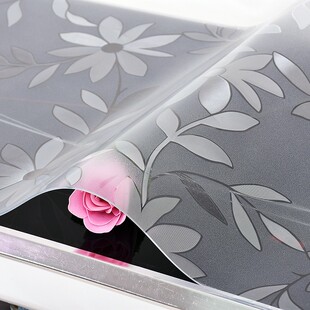 皮垫40*180电视柜垫r茶几桌布防水防油防烫免洗pvc水晶板餐桌垫胶