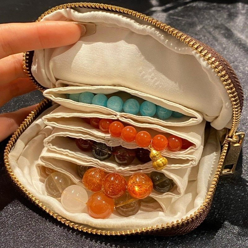 首饰收纳包水晶手串收纳包文玩珠宝手錬整理置物袋旅行可携式拉炼,饰品/流行首饰/时尚饰品新,首饰袋,淘宝优惠券,粉丝福利购,淘宝优惠卷