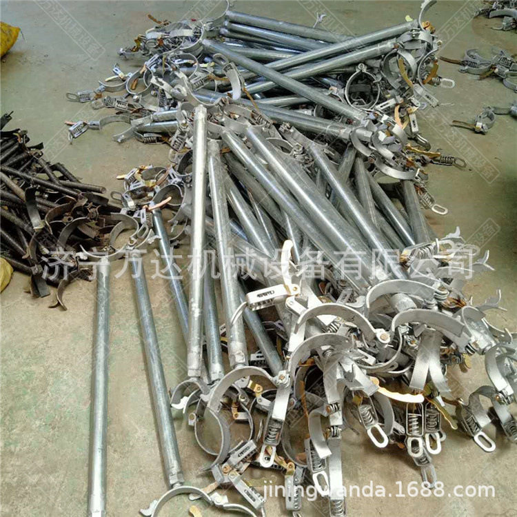 厂销矿用单体液压支柱防倒装置 锁扣环形抱箍防坠器钢梁防倾倒器
