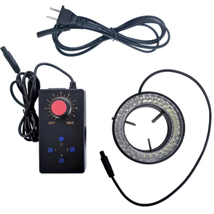 微特视界显微镜灯单筒体视显微镜LED环形光源亮度可调显微镜照明