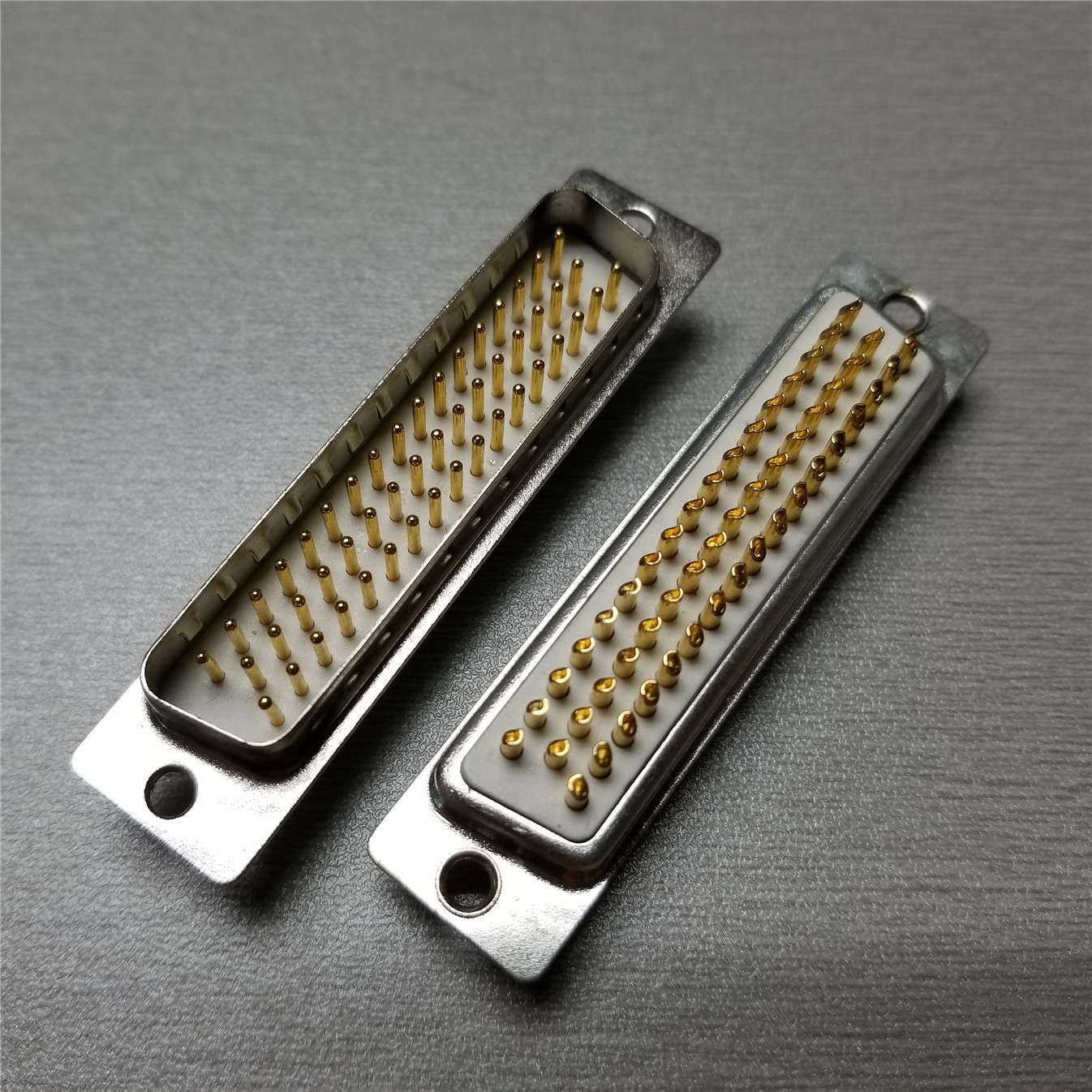 5.0版d-sub连接器50P公座 DB50PIN公头针座 实心级插头 耐高温