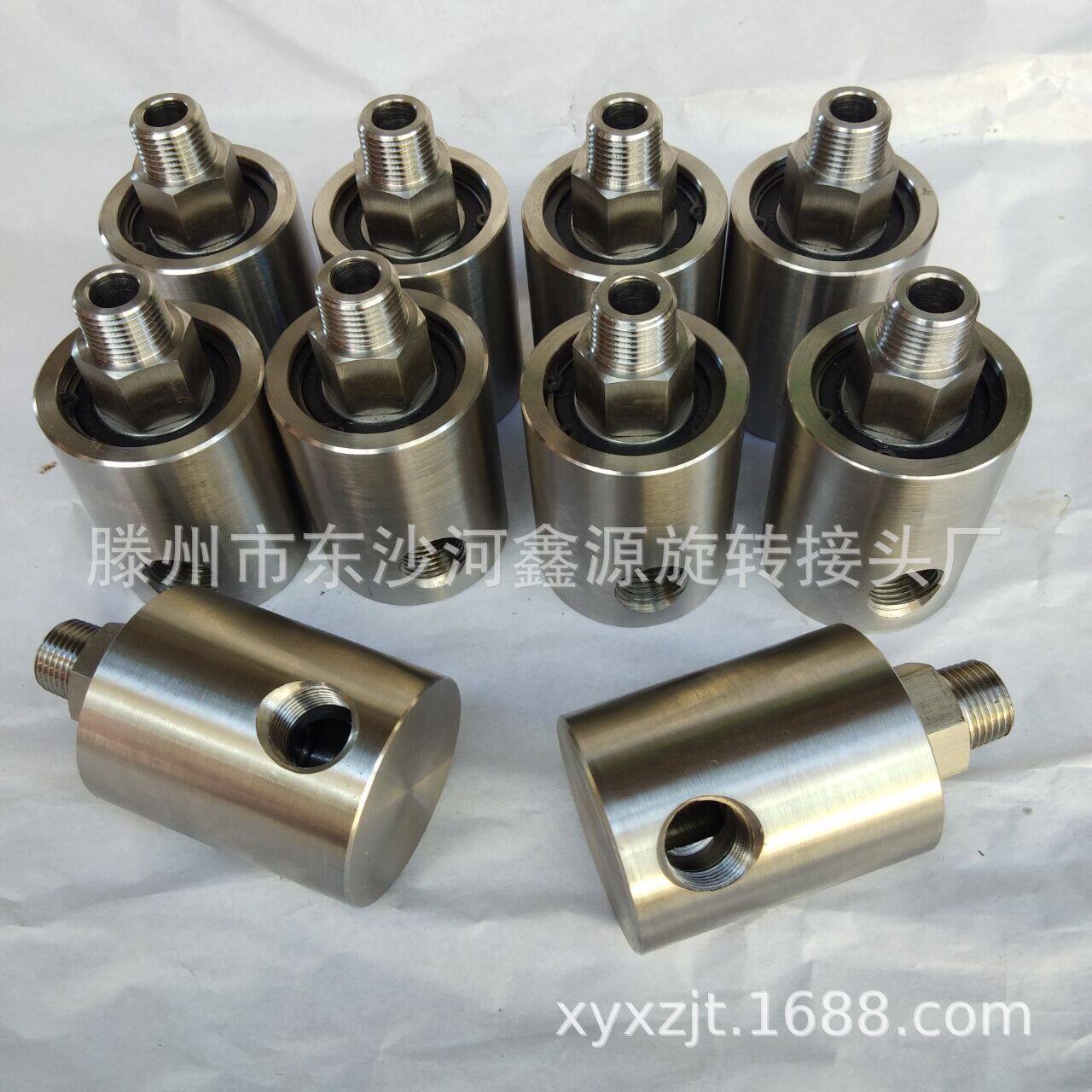 直销304不锈钢高压旋转接头格莱圈密封效果好卷管器旋转接头