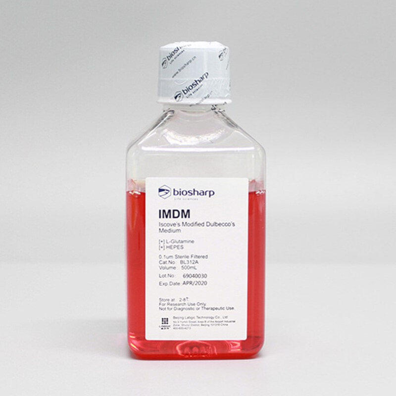 biosharp BL312A IMDM液体培养基 500ml/瓶