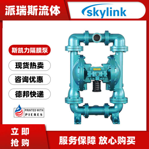 斯凯力SKYLINK气动隔膜泵LS50SS-AA-T/N-TT-00不锈钢卫生级泵2寸
