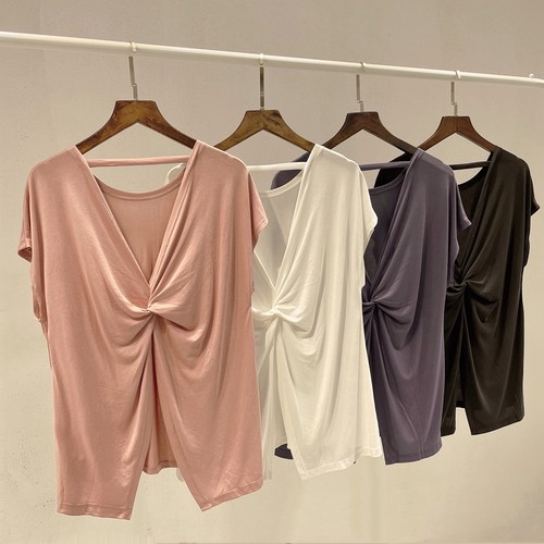 速发露背舞蹈服舞练功舞古典舞爵士拉丁伽服服装形体健身瑜跳服