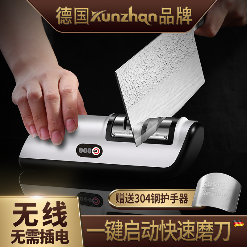 速发磨刀神器家用快速磨菜电动磨刀器金刚砂磨刀石厨房具刀刀的工