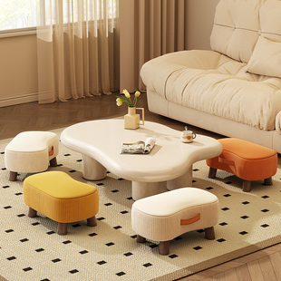 凳客厅沙发脚踏凳茶几小矮凳软包小椅子家用小 速发小凳子简约换鞋