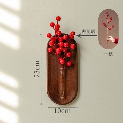速发法式墙面实木墙饰镜子香薰摆件置物架壁挂客厅氛围感