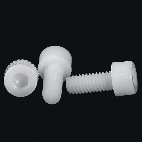 速发白色尼龙圆柱头内M角螺丝钉塑料杯头螺栓螺杆14M5M6六8M10MM2