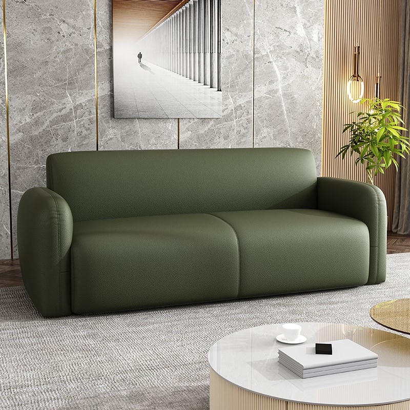 速发办公沙发商务店约简铺休息区接待会用办公室商客洽谈三人位皮