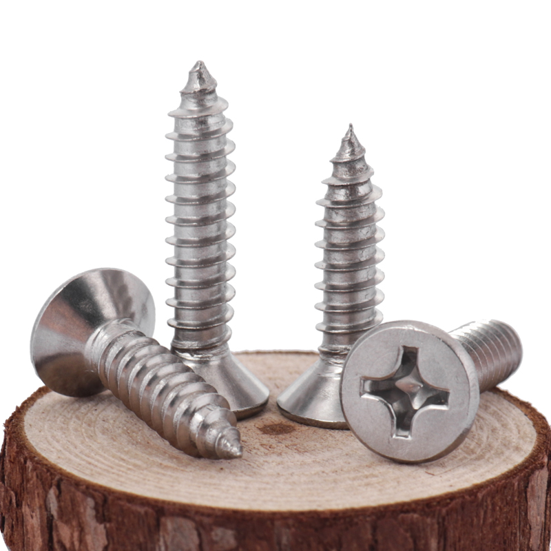 速发KA不锈钢54平头自攻螺丝 0头自贡螺丝M.沉*8x10x12x14x25x0x4