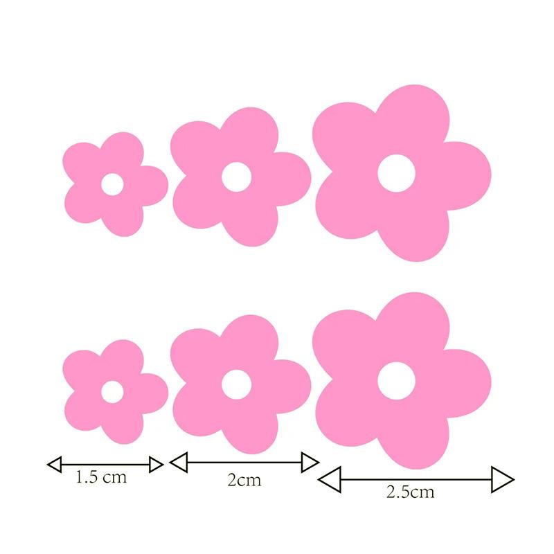 直销新款外贸汽车后视镜贴花化妆镜玻璃装饰贴纸植物花朵拉花倒车