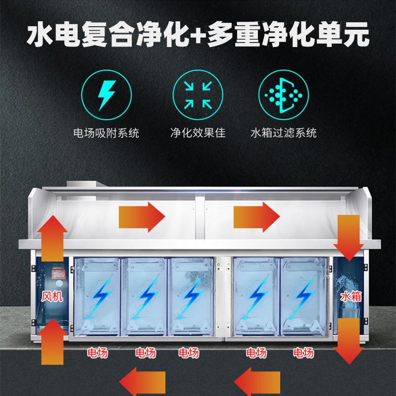 直销新款净化烧烤车 商用摆摊移动烧烤炉油烟净化设备 不锈钢无烟