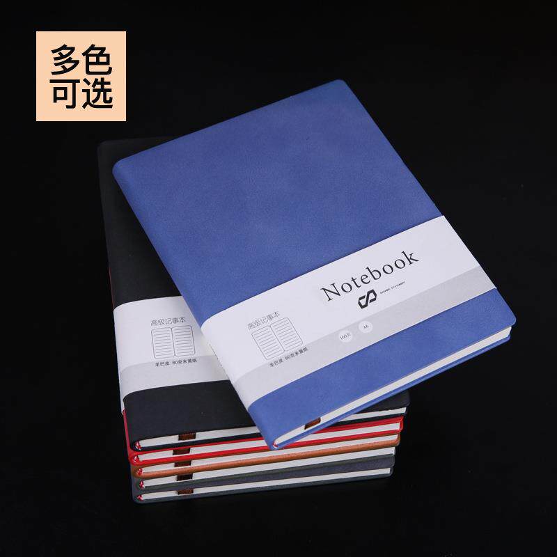 新款直销A5羊巴皮笔记本复古商务套装PU记事本B5办公室日记本子软图片