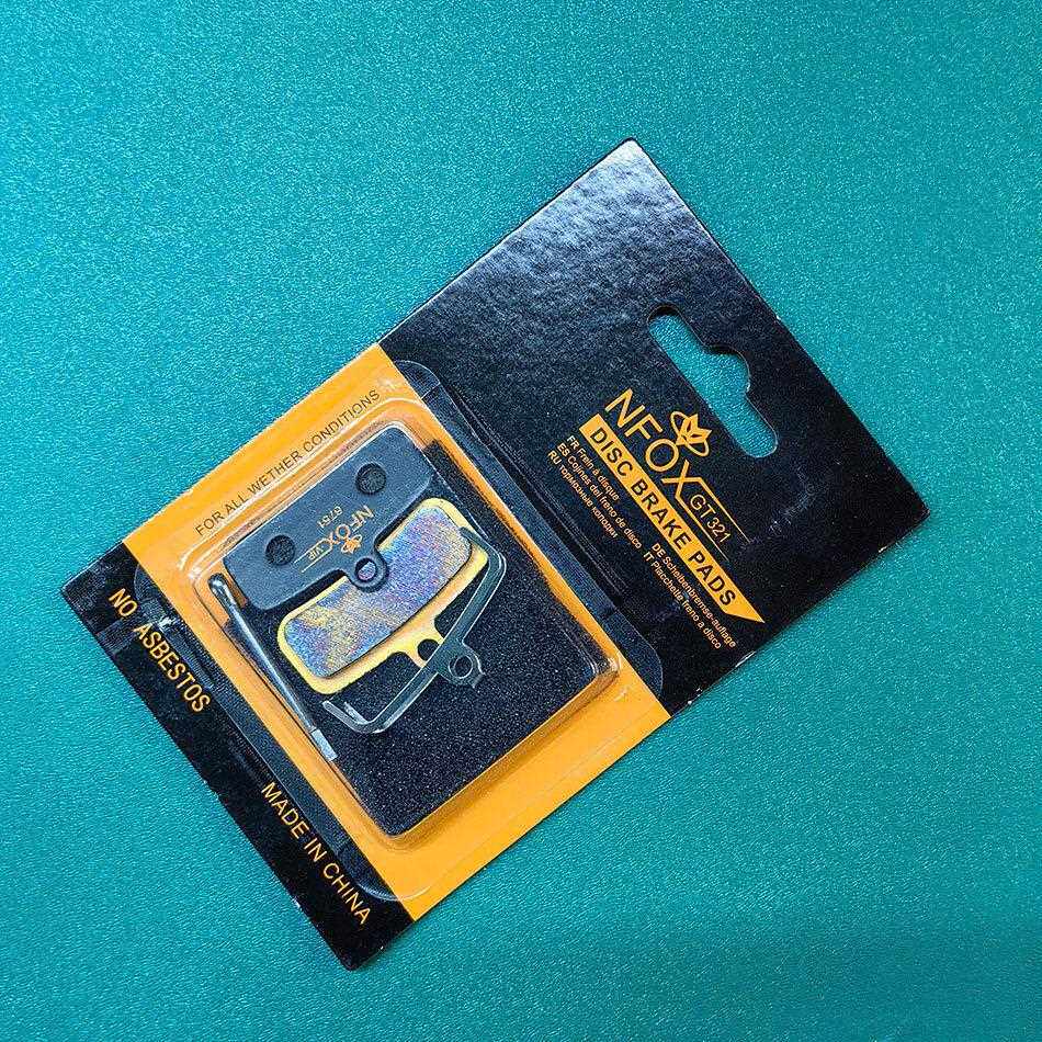 新款直销NFOX金属四活塞刹车片山地电动自行车油刹碟刹皮刹车块铜