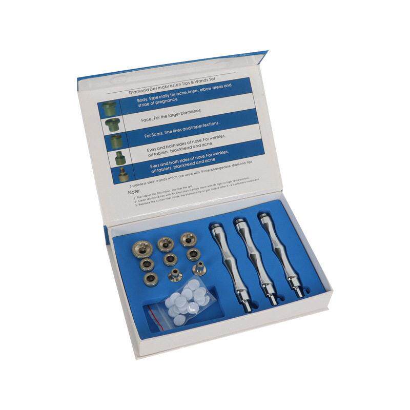 直销新款二合一钻石微雕磨皮机毛孔去黑头美容仪脸部清洁面容仪注