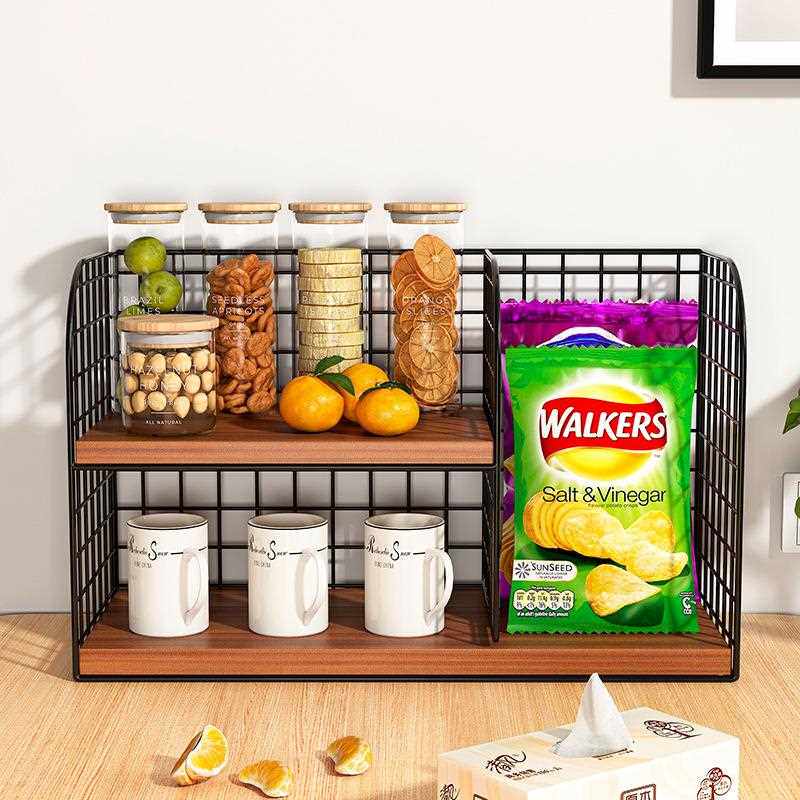 直销新款餐桌收纳神器饭桌上零食置物架客厅茶几杯子水杯办公桌面