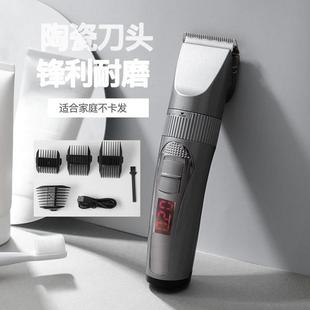 直销新款跨境理发器电动理发剪USB 充电推剪成人儿童宝剃头刀推子