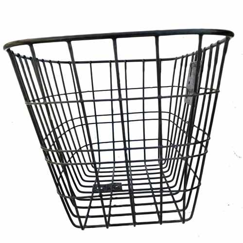 直销新款山地自行车车筐电动车折叠车山地车金属前筐骑行用品配件