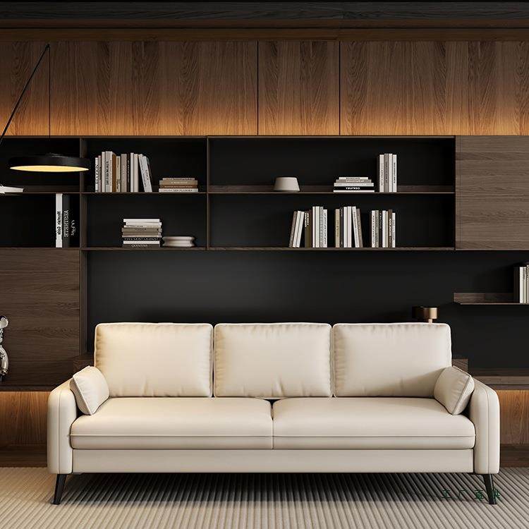 轻奢公客小SNB户型卧室寓小出租房服装厅店接待休息区双三人布艺