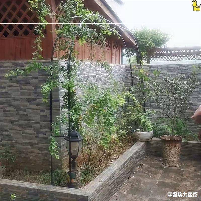 加粗月季拱VTM门架爬藤架铁户外庭院葡萄莲架子线黄瓜蔷花薇花架