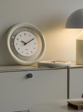 ozoom屋准免打孔客厅无品牌/钟20w25餐新款现代简表约时钟时尚创