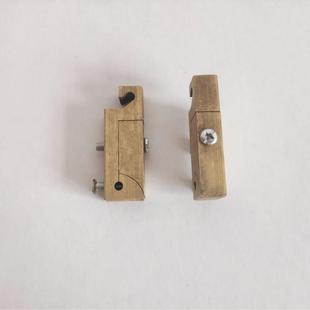 升球牌脚踏封热口机加块片夹块固定接线块固定OWS铜铜方块夹座