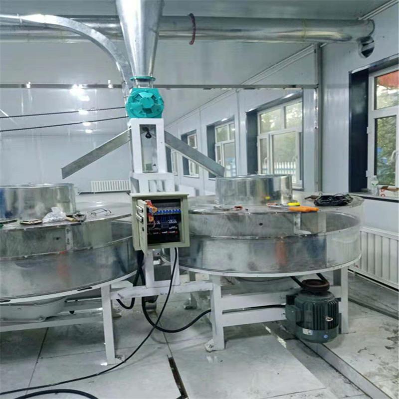 电动石磨面粉机荞厂麦LHY石磨磨机五粉谷杂粮机磨粉家