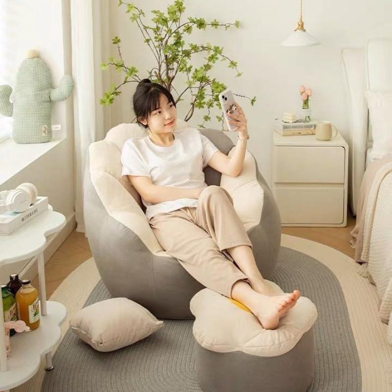 Ka懒人沙发卧室客厅凳LEB子躺榻椅榻米小户型出租屋可躺可卧人单k