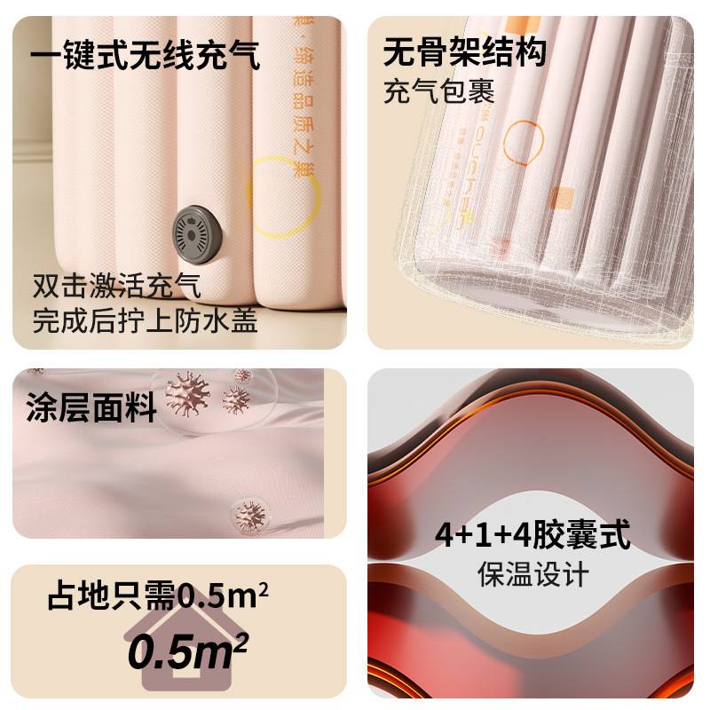 充气泡澡桶浴缸浴桶秋冬季家用洗澡桶儿童成人大人折叠全身沐浴桶