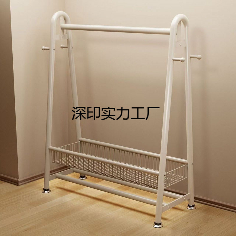 落地加高特厚家用衣帽架