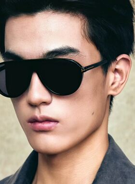 飞行员式太阳镜男女个性街拍复古风潮酷圆脸欧美时尚户外防晒墨镜