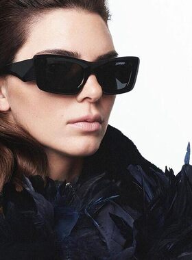 白色太阳镜女辣妹防紫外线时尚复古风防晒街拍韩版潮流显瘦墨镜男