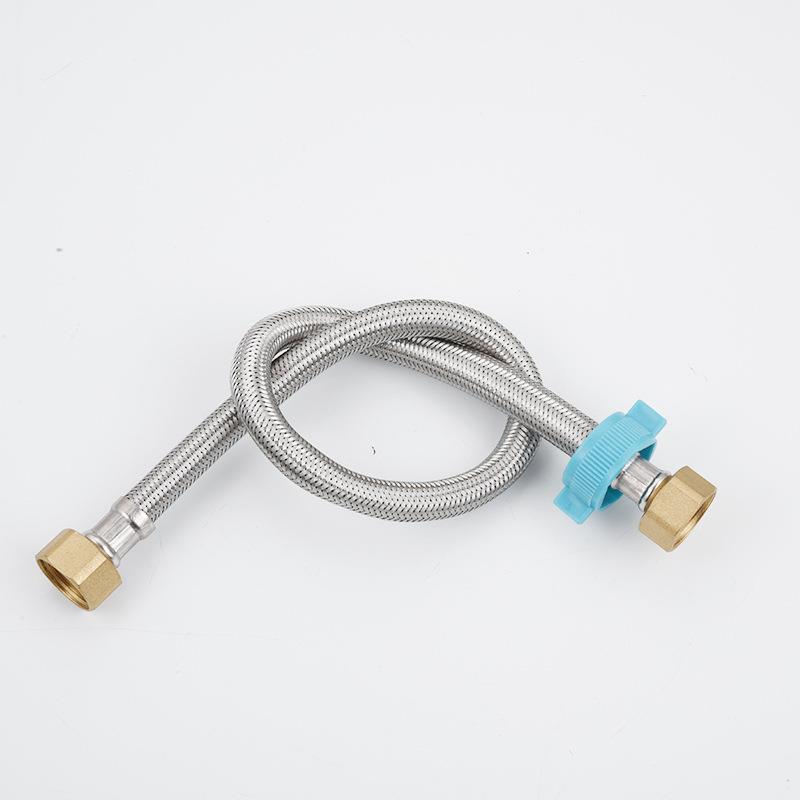 直销新款304不锈钢丝编织管 4分马桶龙头热水器高压软管