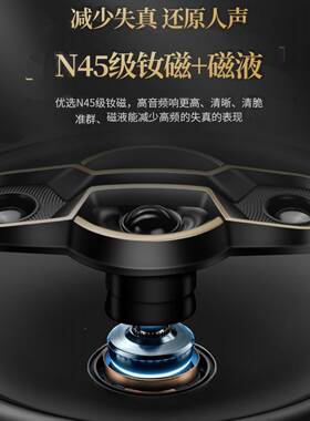 汽音响喇叭4寸5寸6寸6.5GQZ车寸同轴音全频高重声低音车载扬器箱