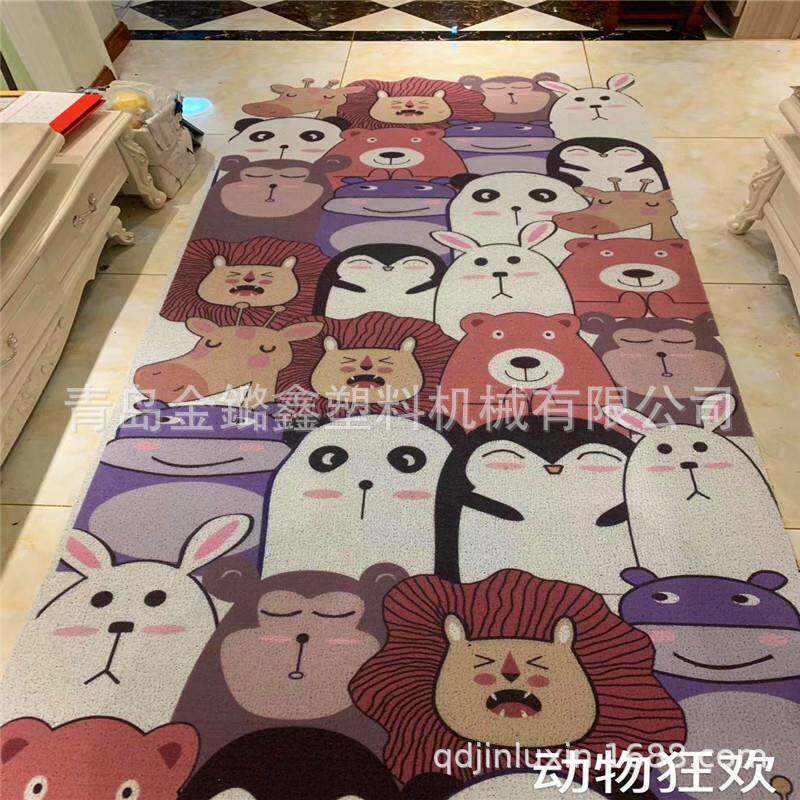 入面户吸尘蹭垫防滑004卡通地垫卫生间浴室脚水地毯房间地垫子吸