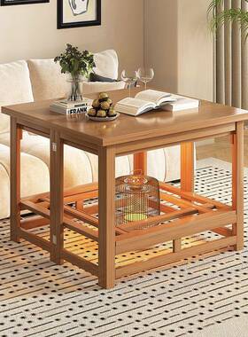 新烤火桌子款方形加厚全套取暖桌正长方形可四折叠多功能烤100366