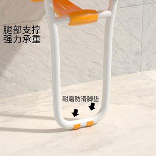 翻 卫间折上叠凳浴室碍老人洗澡生无障安全椅厕所淋浴房挂8905A式