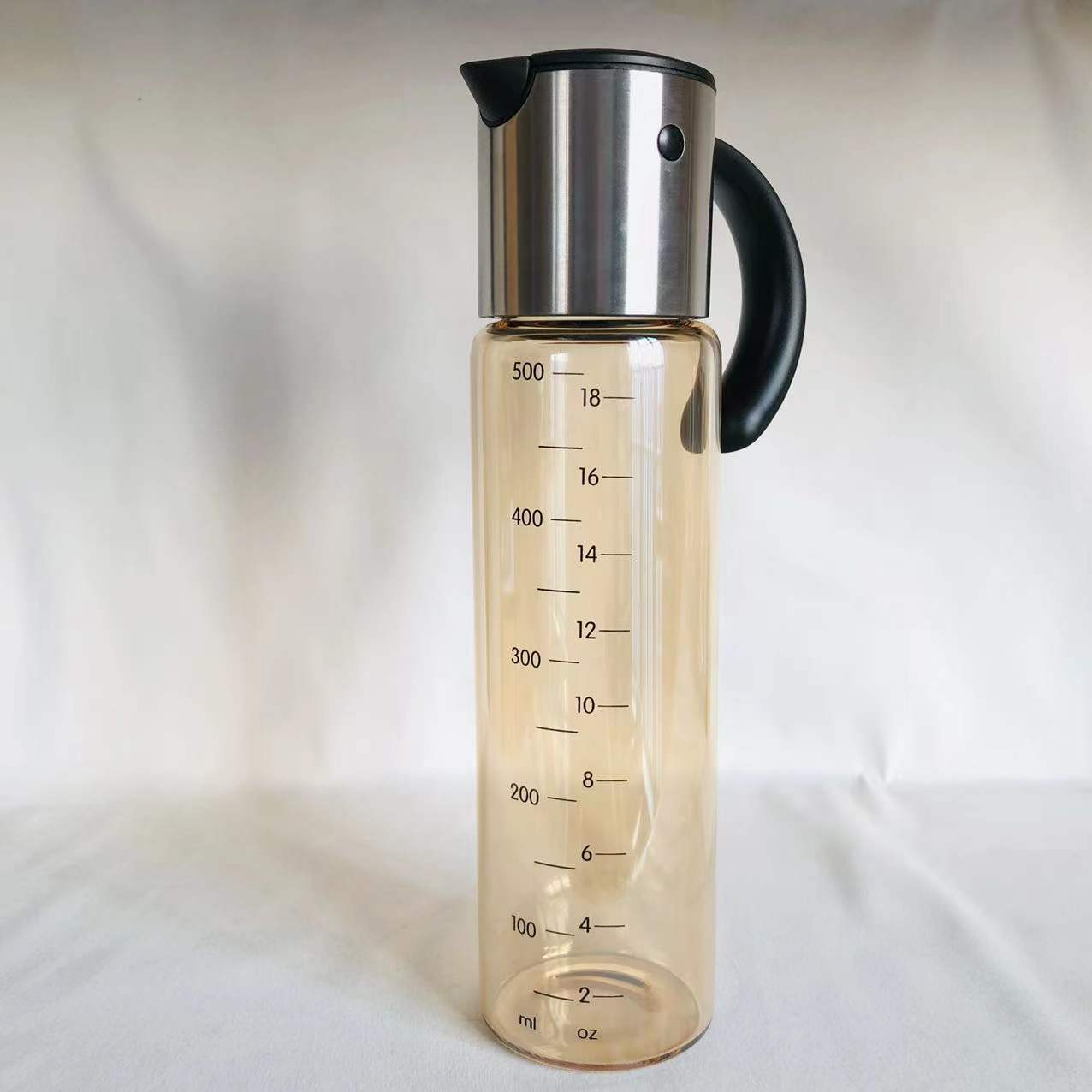 家用厨房500ml玻璃油壶酱油壶