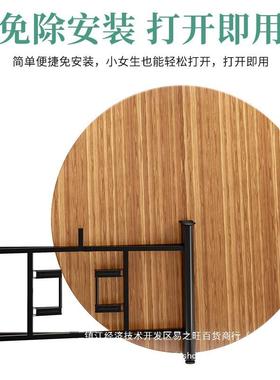 桌面板约实木大圆桌面15圆型餐桌餐圆桌椅组合现代简家用小102543