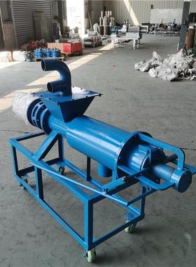 不锈水钢固液卧干机湿分离机螺旋挤压处理式粪便KBD脱机图片