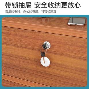 床头柜简现代收简易床边带锁迷P36B你小型储物柜家用约卧室柜床边