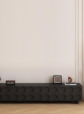 油电视柜斗柜客厅家用简约NIG现代户小型法式奶风儿收纳储物柜一