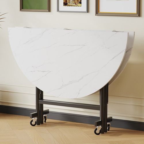 折叠大圆桌家用10人聚餐桌子可移动农村折叠饭桌酒店圆形转盘餐桌