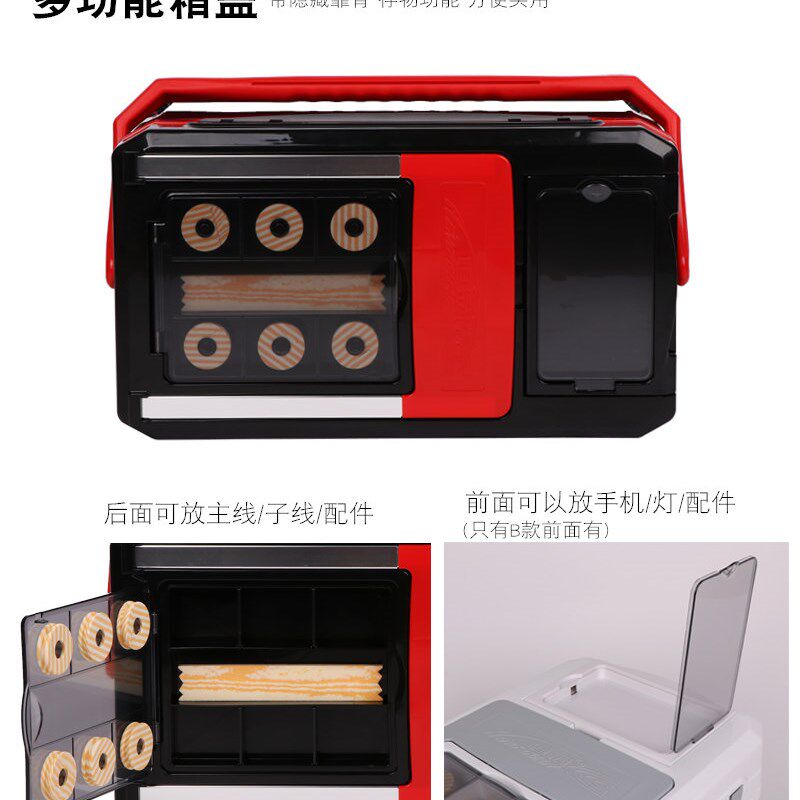恒冠2022新款36升钓箱超轻多功能台钓鱼箱加厚渔具垂钓箱特价085