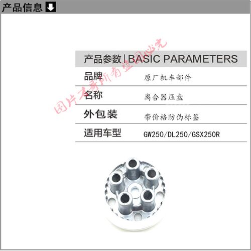 GW/DL/GSX250R摩托车离合器片摩托车离合器主动片离合器摩擦片