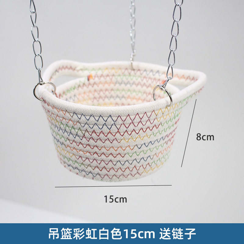 蜜袋鼯睡窝仓鼠金丝熊布吊篮窝刺猬睡床鹦鹉吊篮造景生活宠物用品