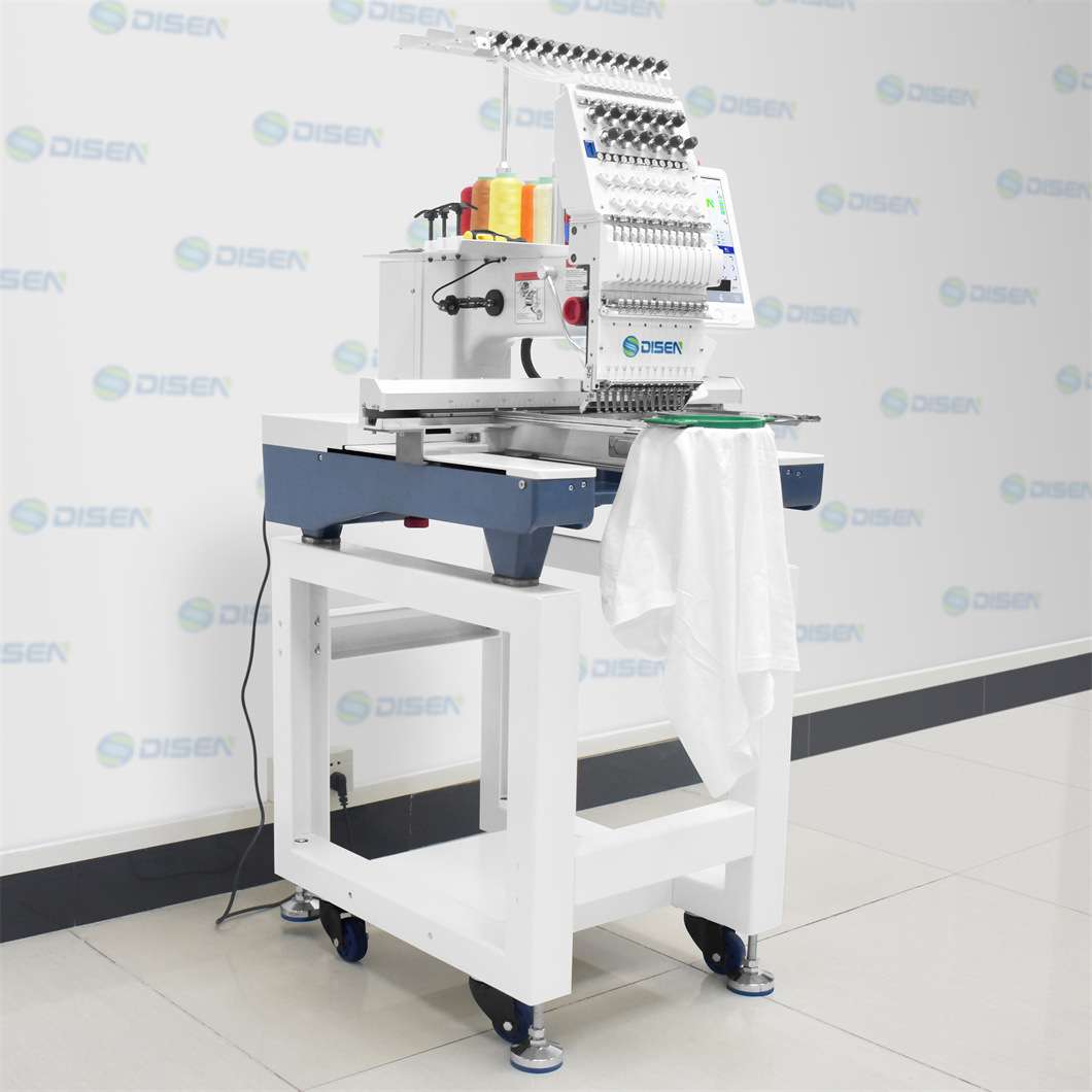 单头多针全自动电脑绣花机价格 embroidery machine computerized