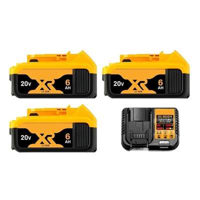 替代dew德伟20V6000mah DCB180 DCB181手电钻电动工具备用锂电池